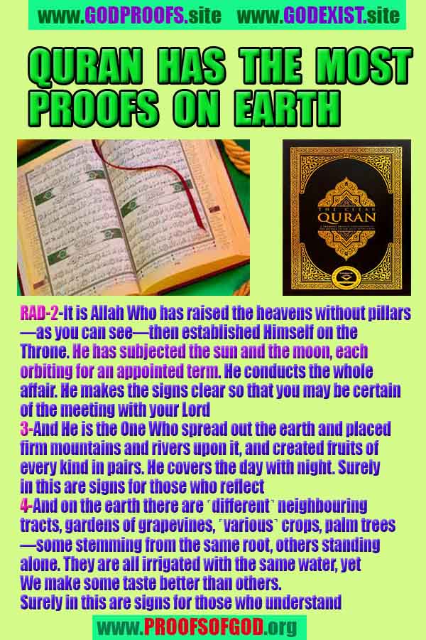 evidences of God, proofs of God, proof of God, signs of God, God is real proofs, God exists proofs, god's evidences
